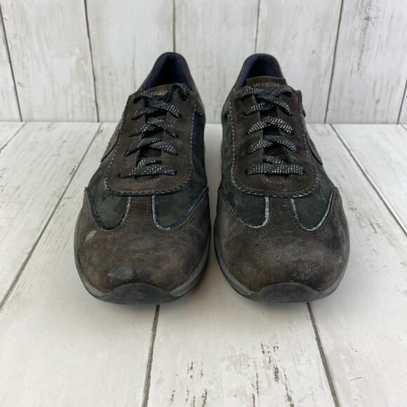 Mephisto Dark Brown Yael Leather Lace Up Fashion Sneaker Runoff Air-Jet Size 8 - Picture 6 of 14